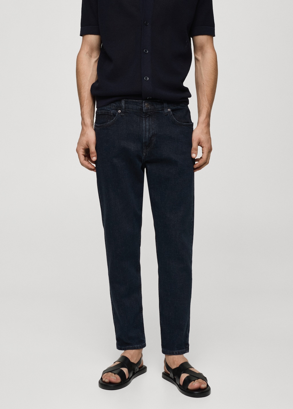 Tapered-fit jeans - Medium plane