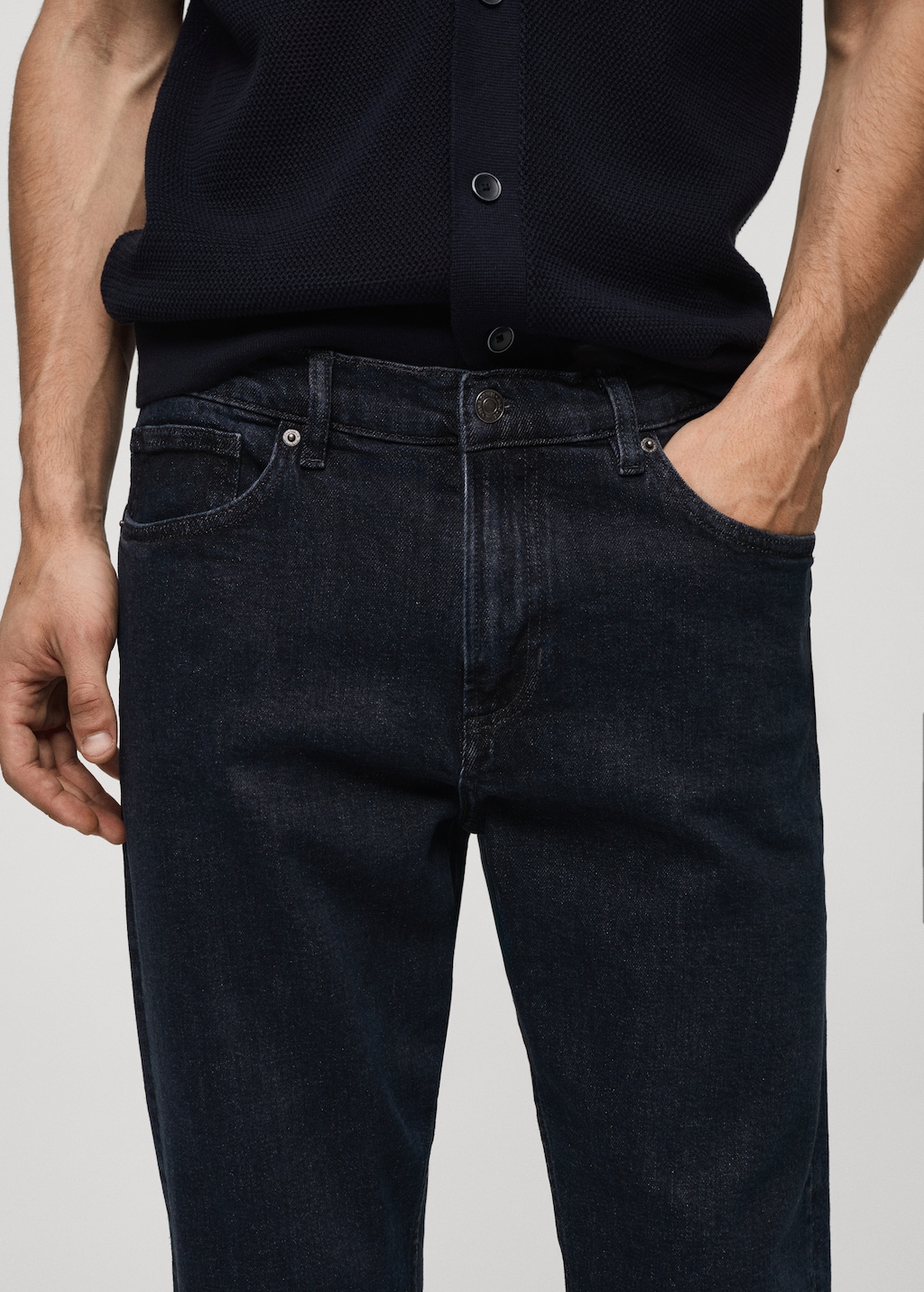 Tapered-fit jeans - Details of the article 1