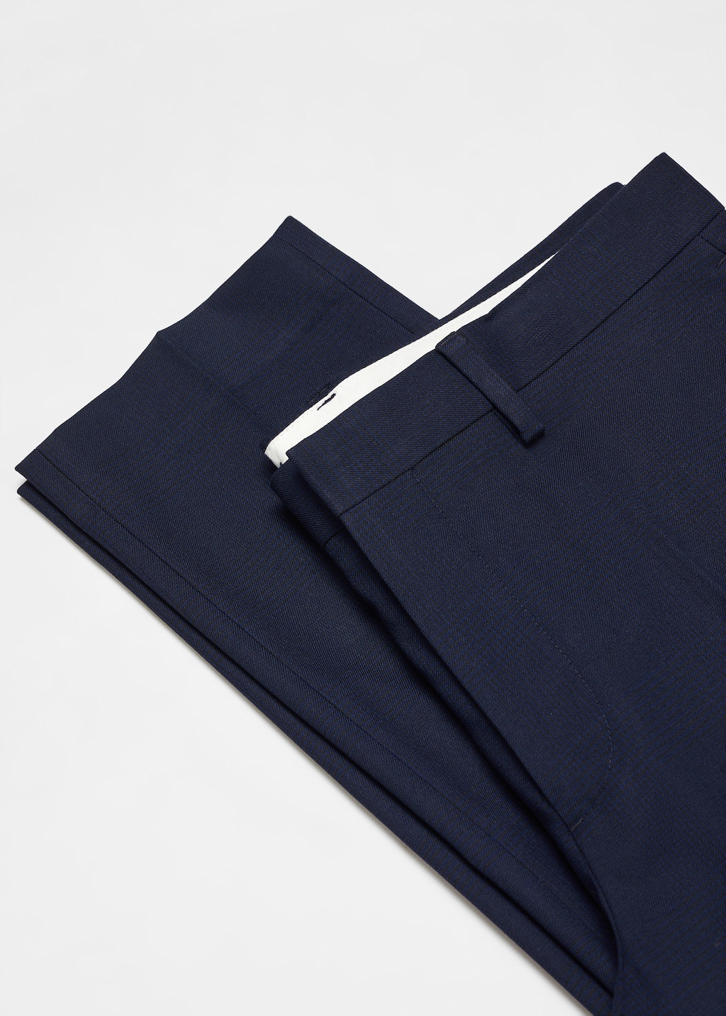 Stretch fabric super slim-fit suit trousers - Details of the article 8