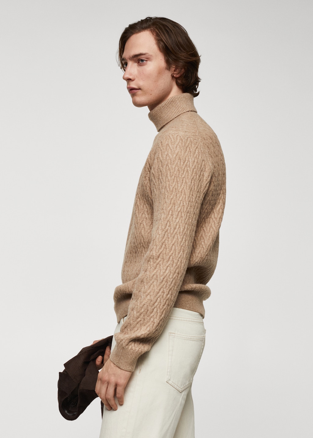 Braided turtleneck sweater - Details of the article 2