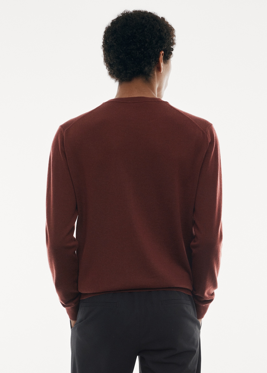 Merino wool washable sweater - Reverse of the article