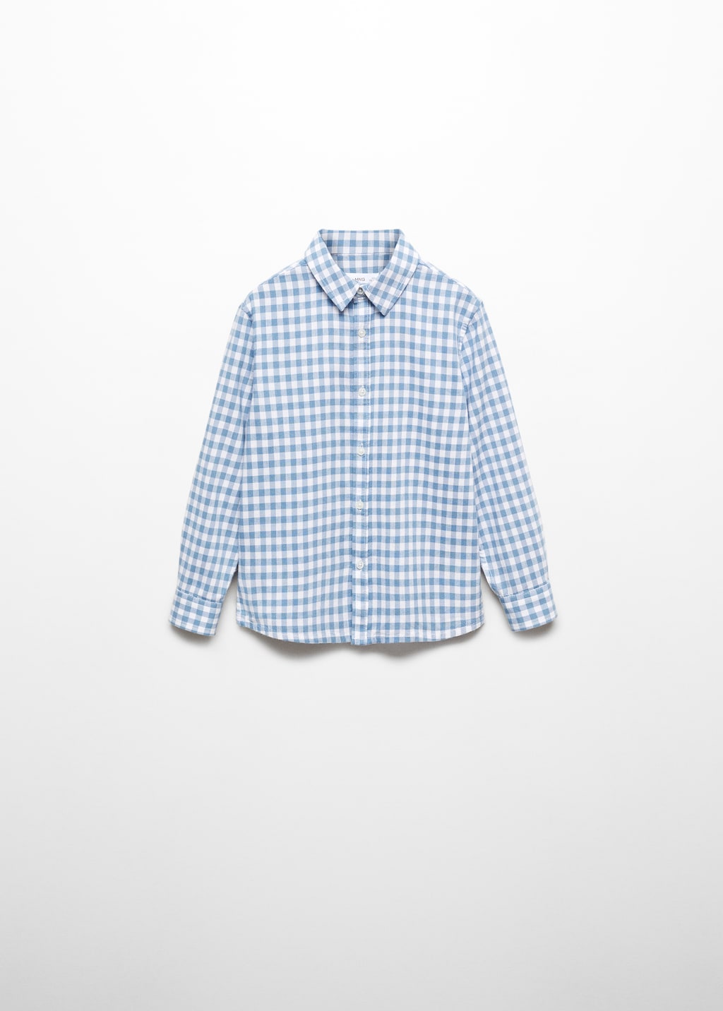 Gingham check cotton shirt - Article without model