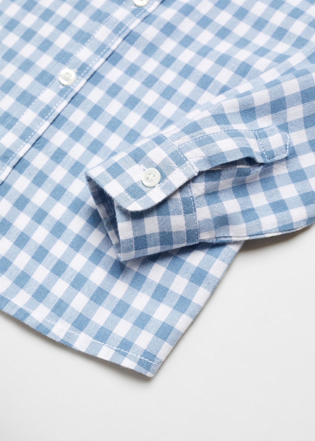 Gingham check cotton shirt - Details of the article 8