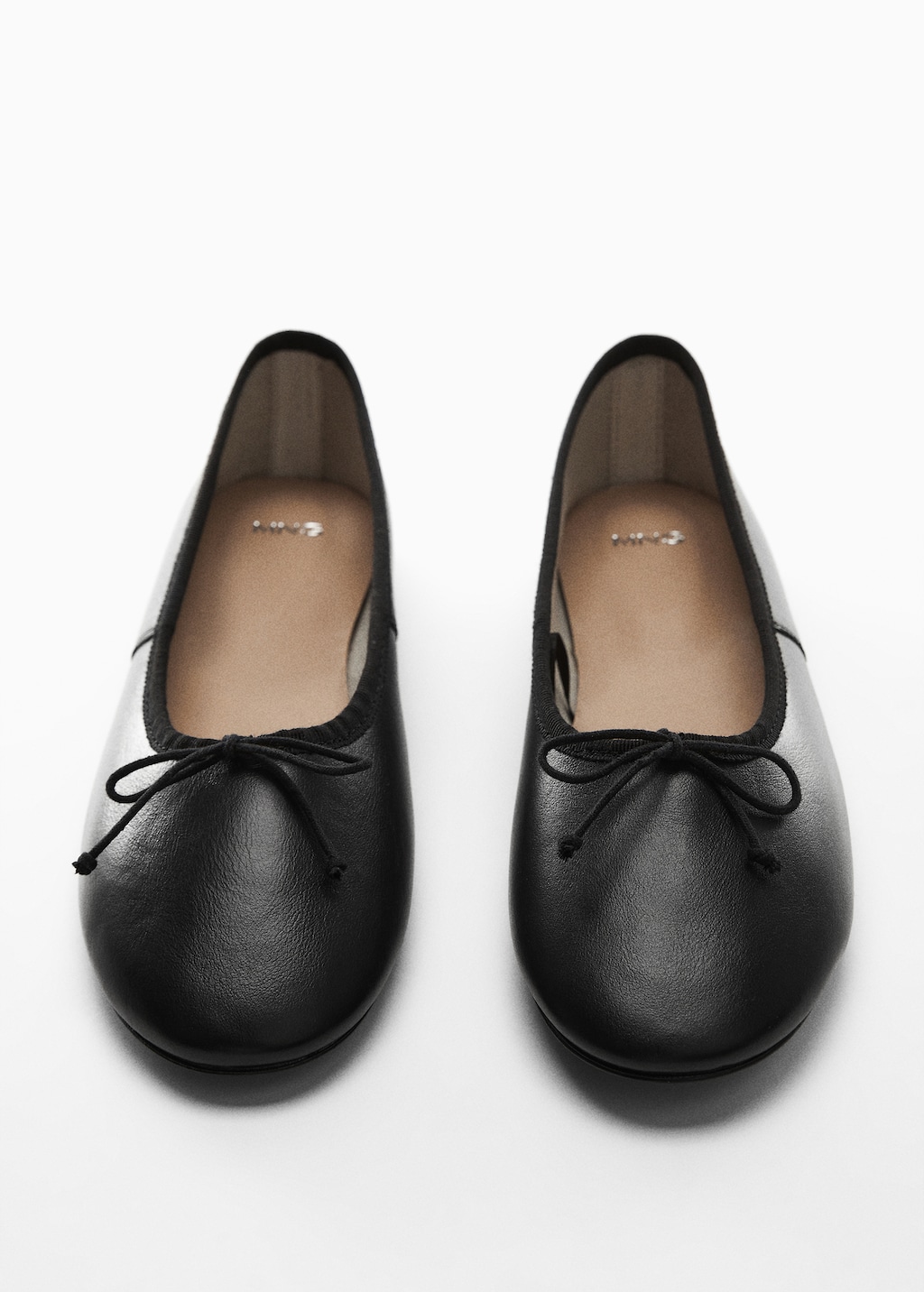 Patent leather flats with bow online