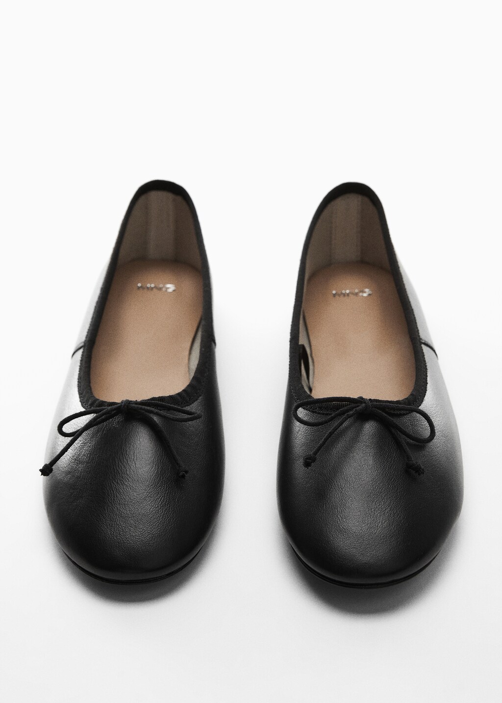 Leather ballet flats with bow - Details of the article 5