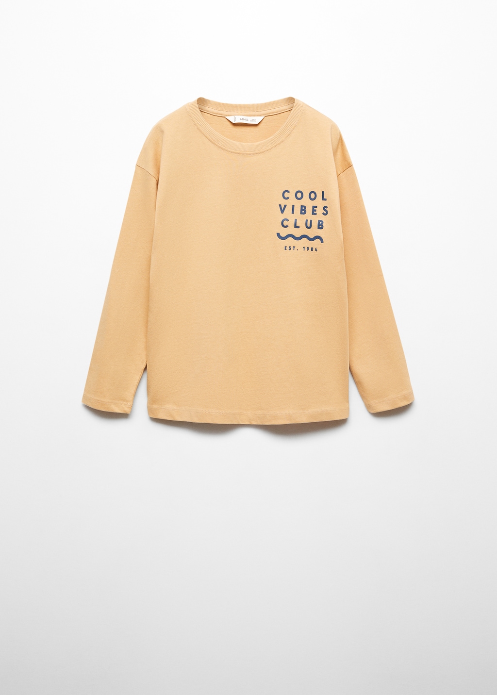 Long-sleeved t-shirt with message - Article without model