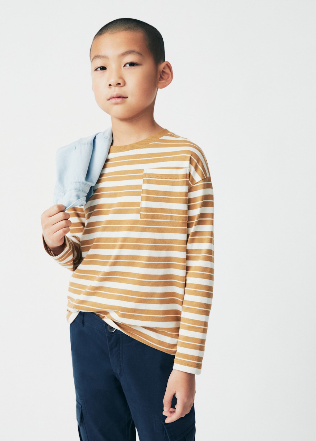 Striped long sleeves t-shirt - Details of the article 5