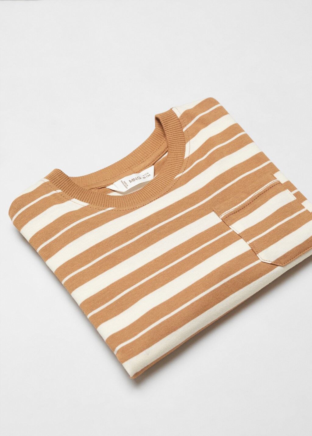 Striped cotton T-shirt - Details of the article 0