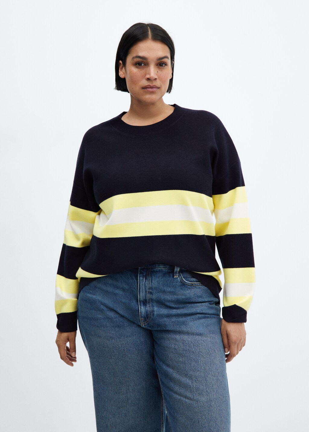 Knit striped sweater - Details of the article 5