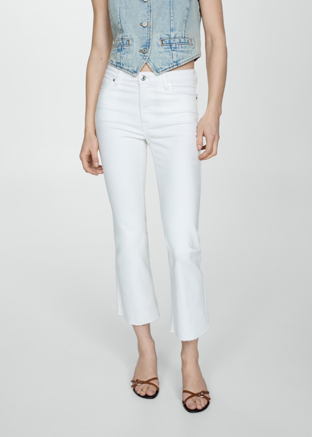 Sienna flared cropped jeans - Details of the article 3