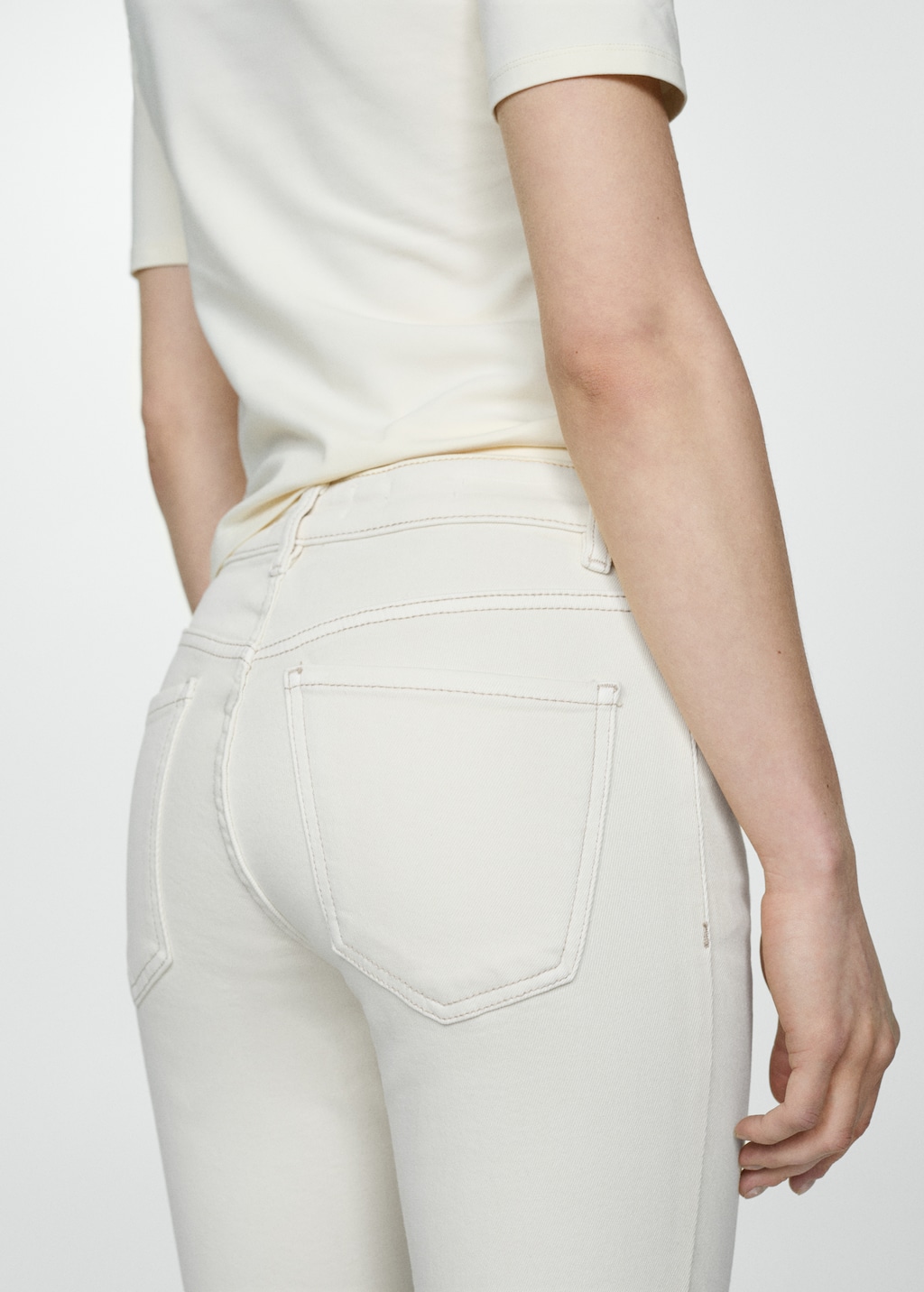 Sienna flared cropped jeans - Details of the article 6