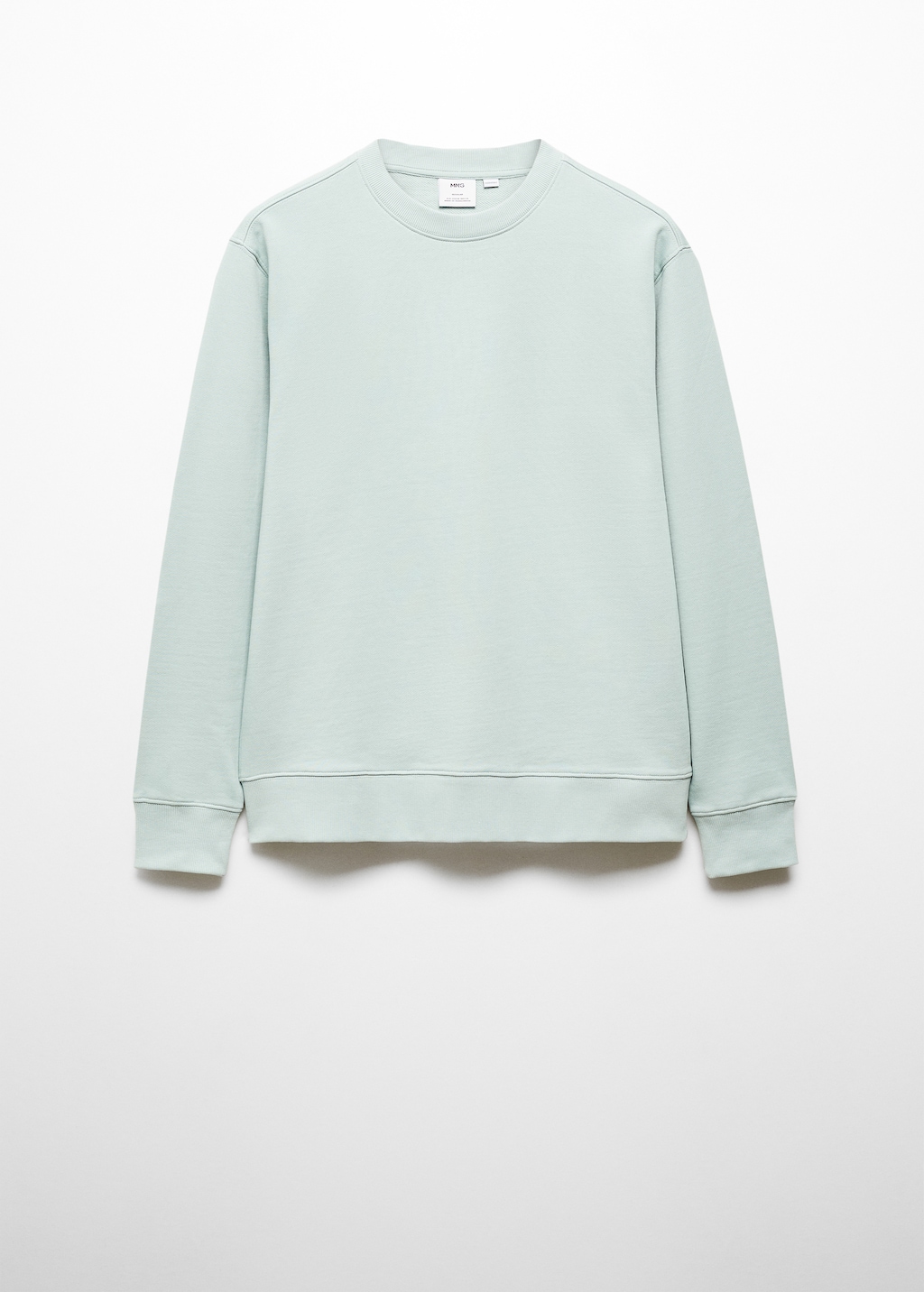 100% cotton basic sweatshirt - Article without model