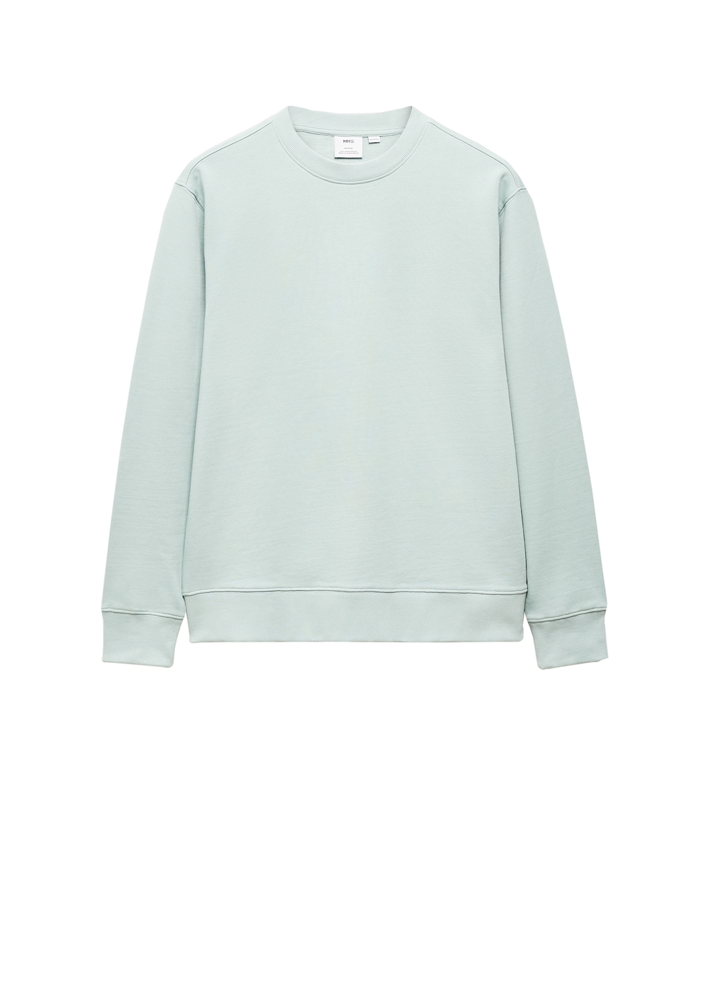 Basic-Sweatshirt mit 100 % Baumwolle - Detail des Artikels 9