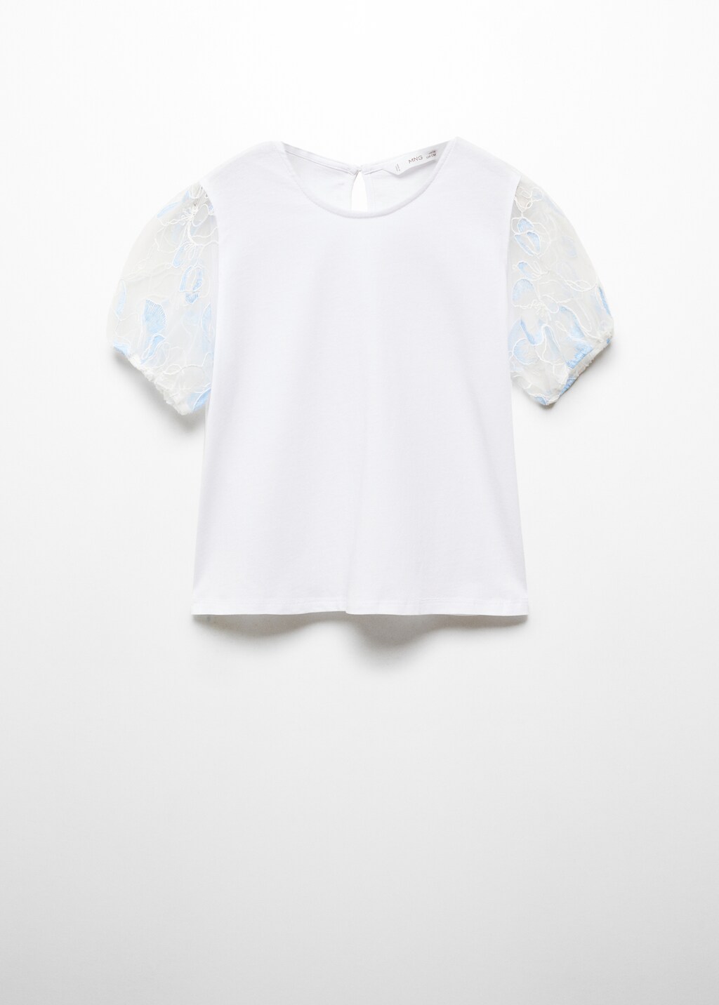 Embroidered short-sleeved t-shirt - Article without model