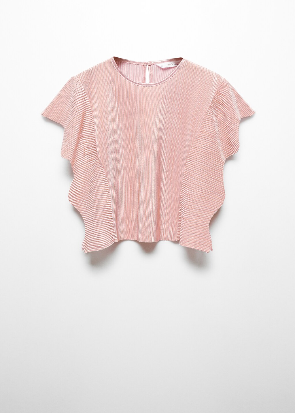 Frilled lurex t-shirt - Article without model