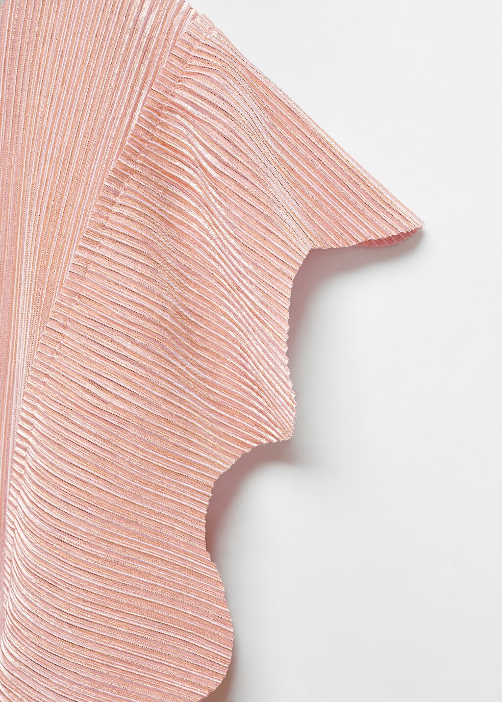 Frilled lurex t-shirt - Details of the article 8