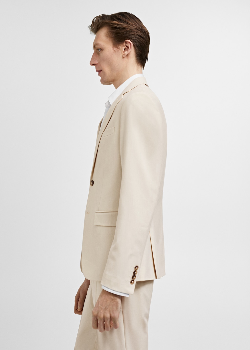 Super slim-fit suit jacket in stretch fabric - Details of the article 2