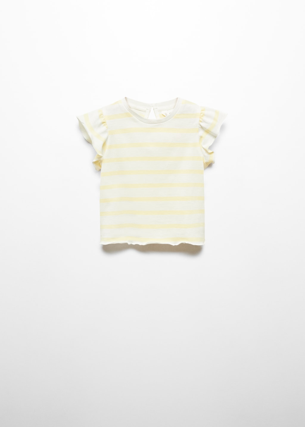 Ruffled striped t-shirt - Article without model