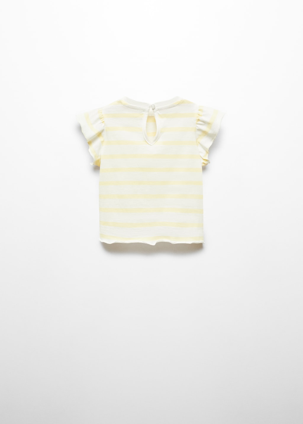 Ruffled striped t-shirt - Reverse of the article