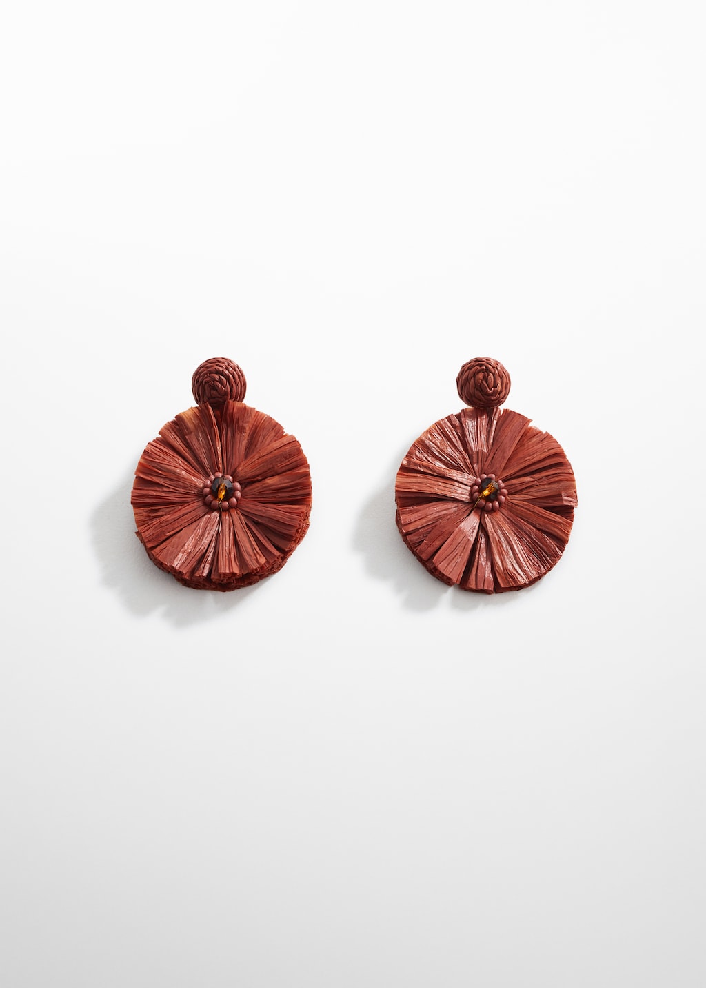 Raffia earrings - Article without model