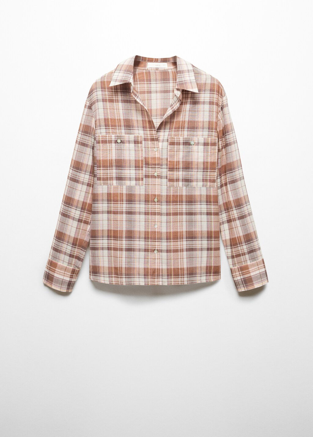 Chest-pocket check shirt - Article without model