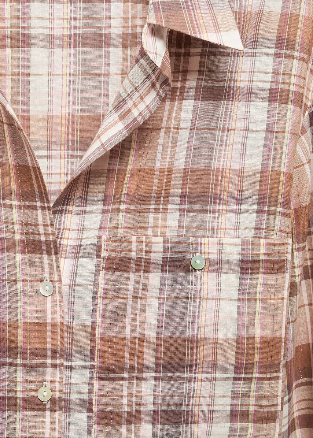 Chest-pocket check shirt - Details of the article 8