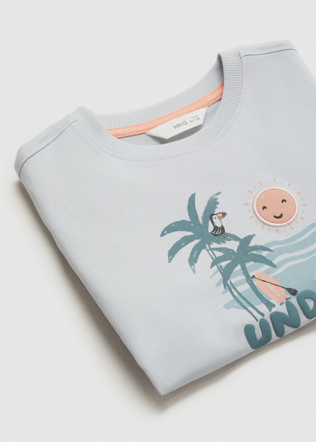 Printed cotton-blend T-shirt - Details of the article 8