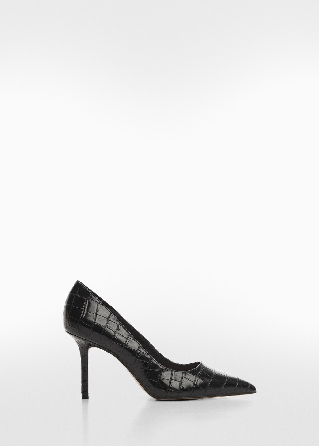 Animal print effect heel shoe - Article without model