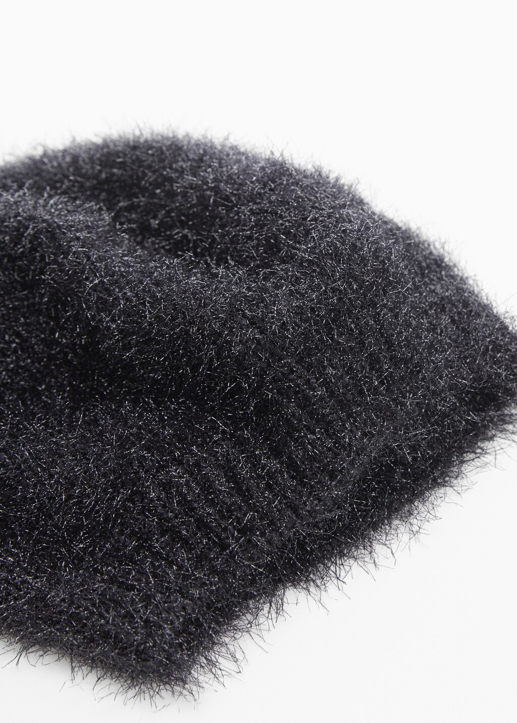 Fur-effect beret - Medium plane