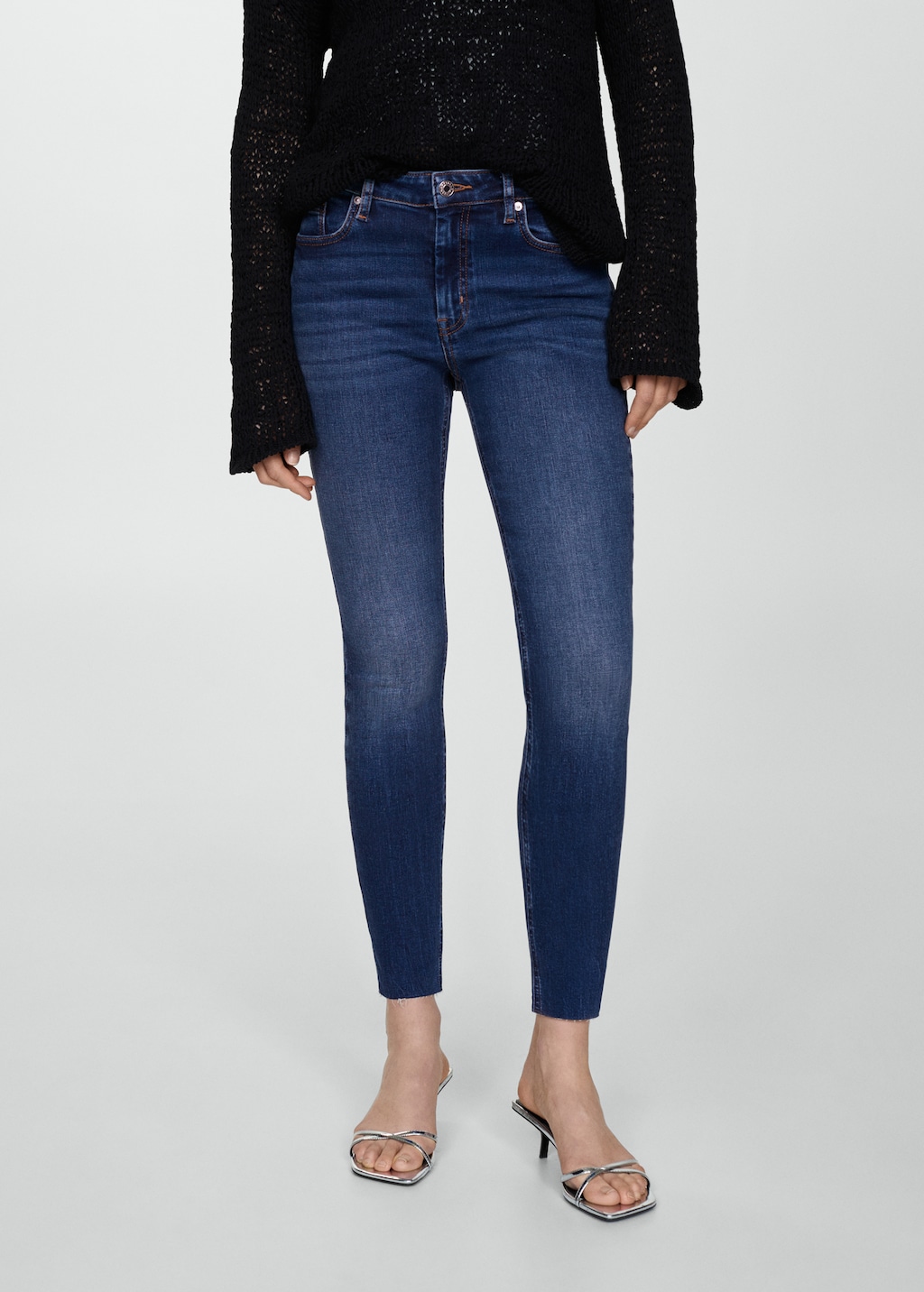 Skinny crop jeans - Middenvlak