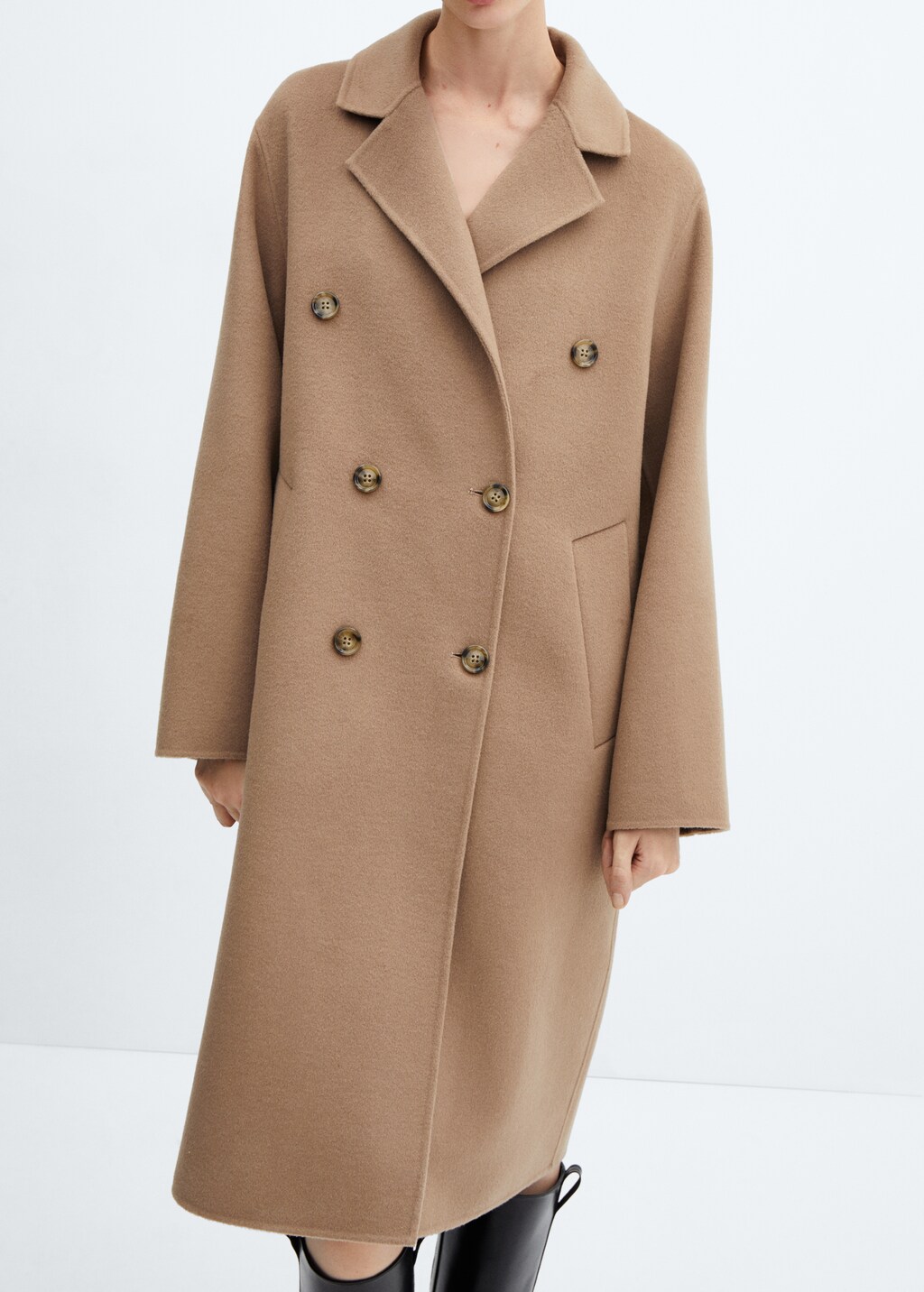 Handmade oversized wool coat - Details of the article 6