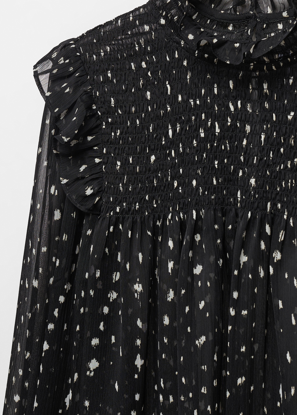 Ruffles printed blouse - Details of the article 8