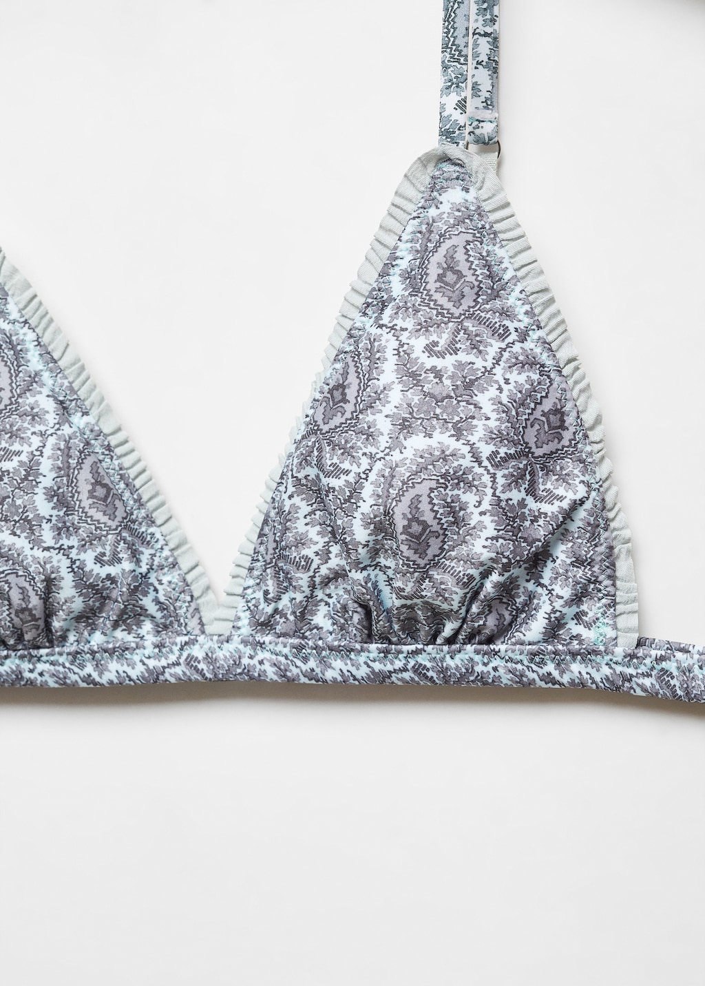 Printed triangle bra - Details of the article 8