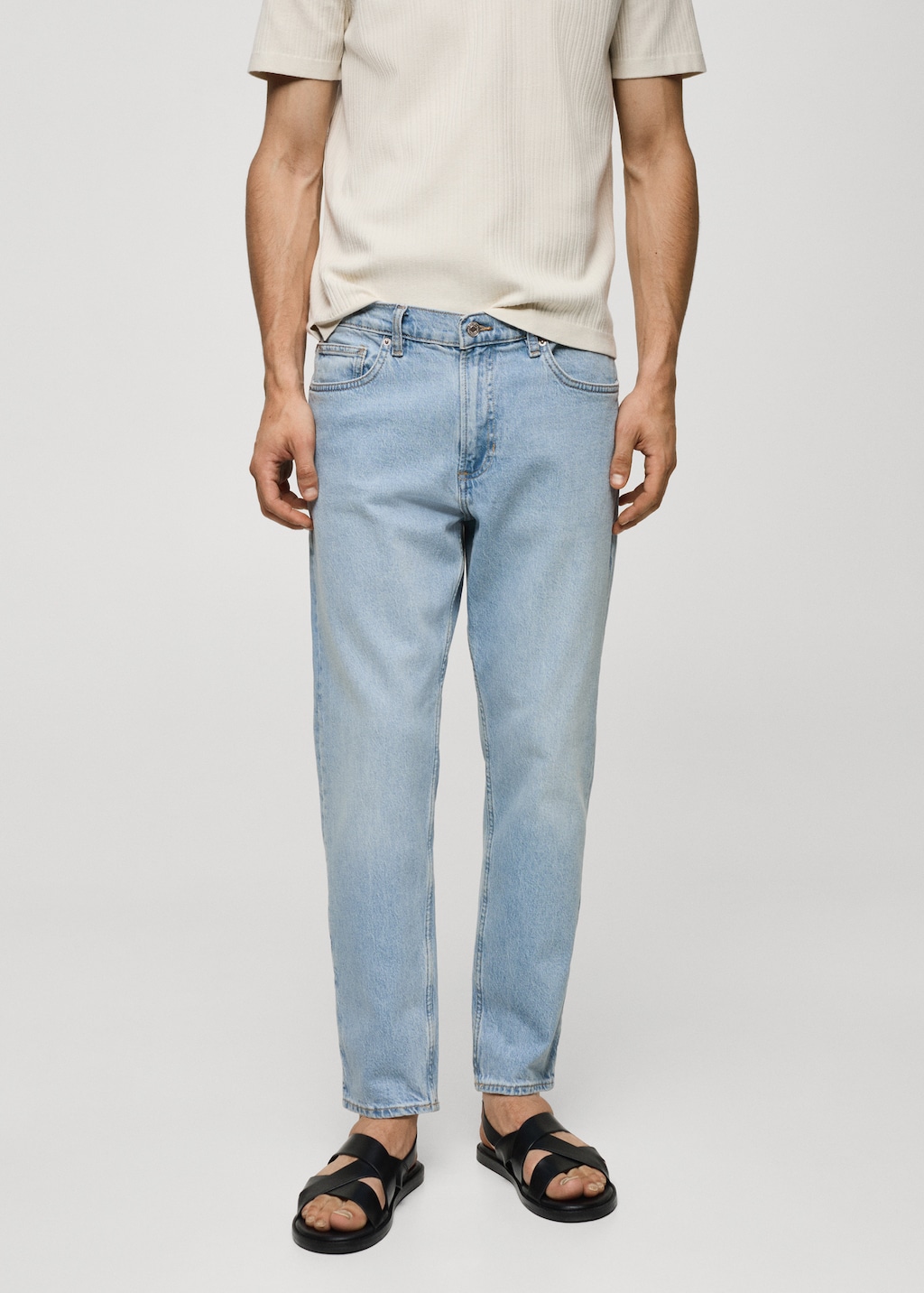 Tapered-fit jeans - Medium plane