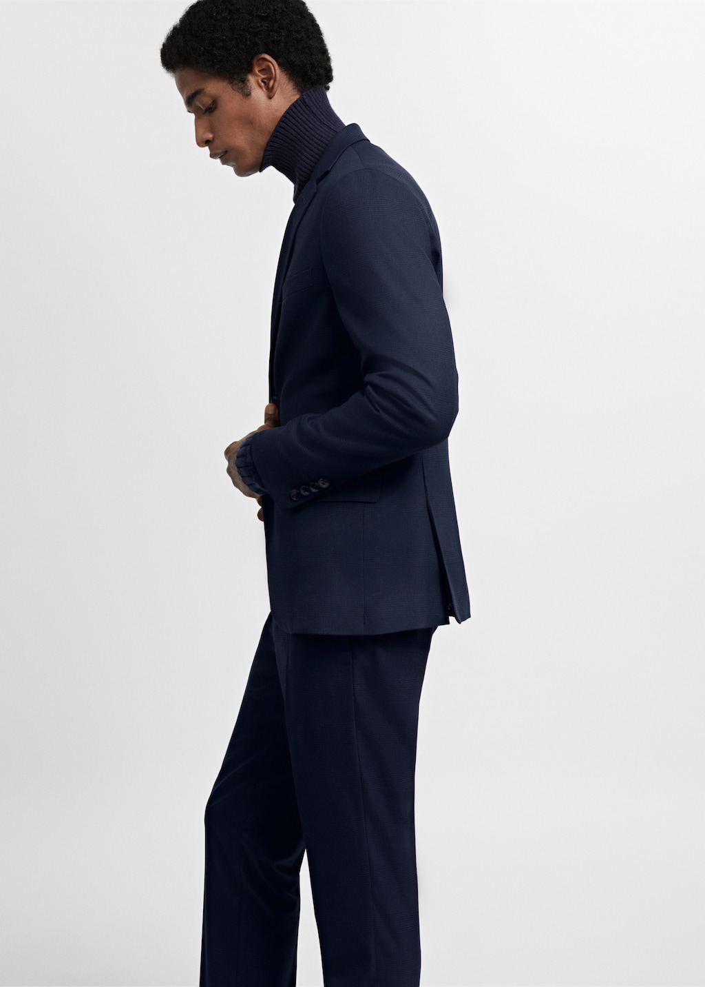 Super slim-fit suit jacket in stretch fabric - Details of the article 2