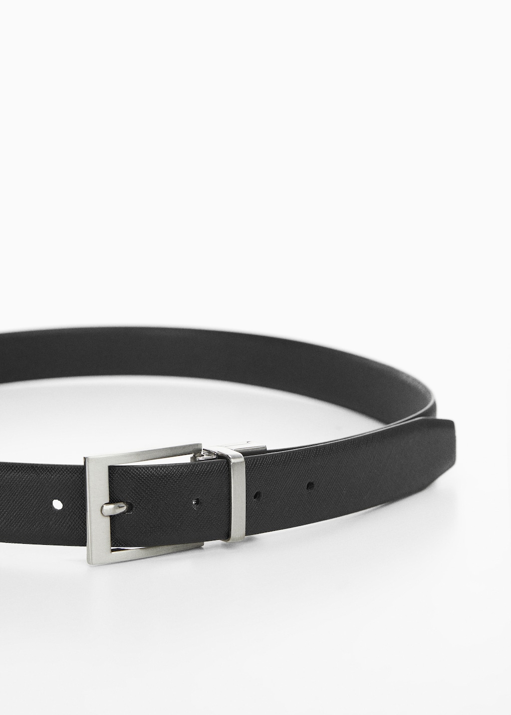 Saffiano leather belt - Medium plane