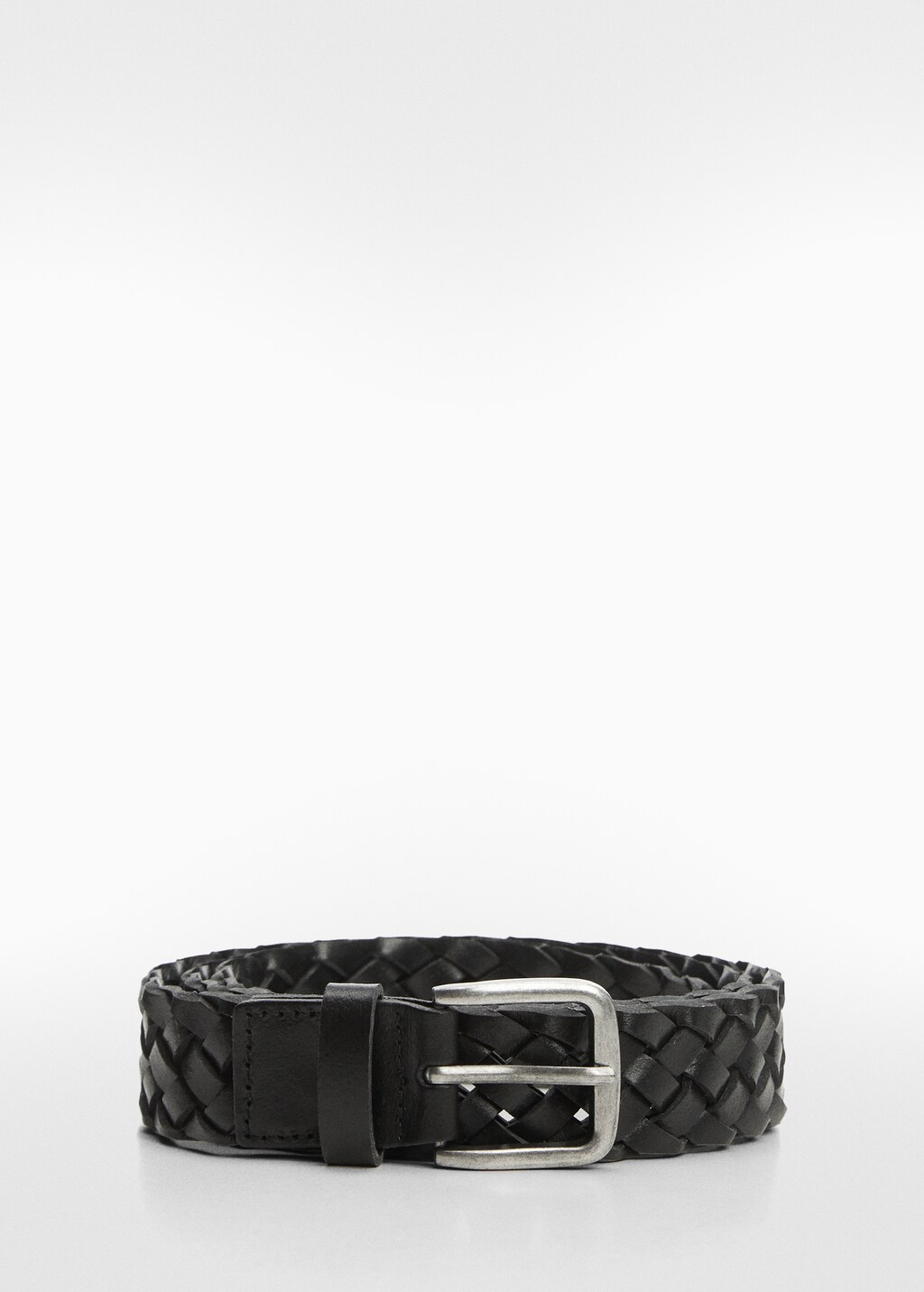 Braided leather belt - Article without model