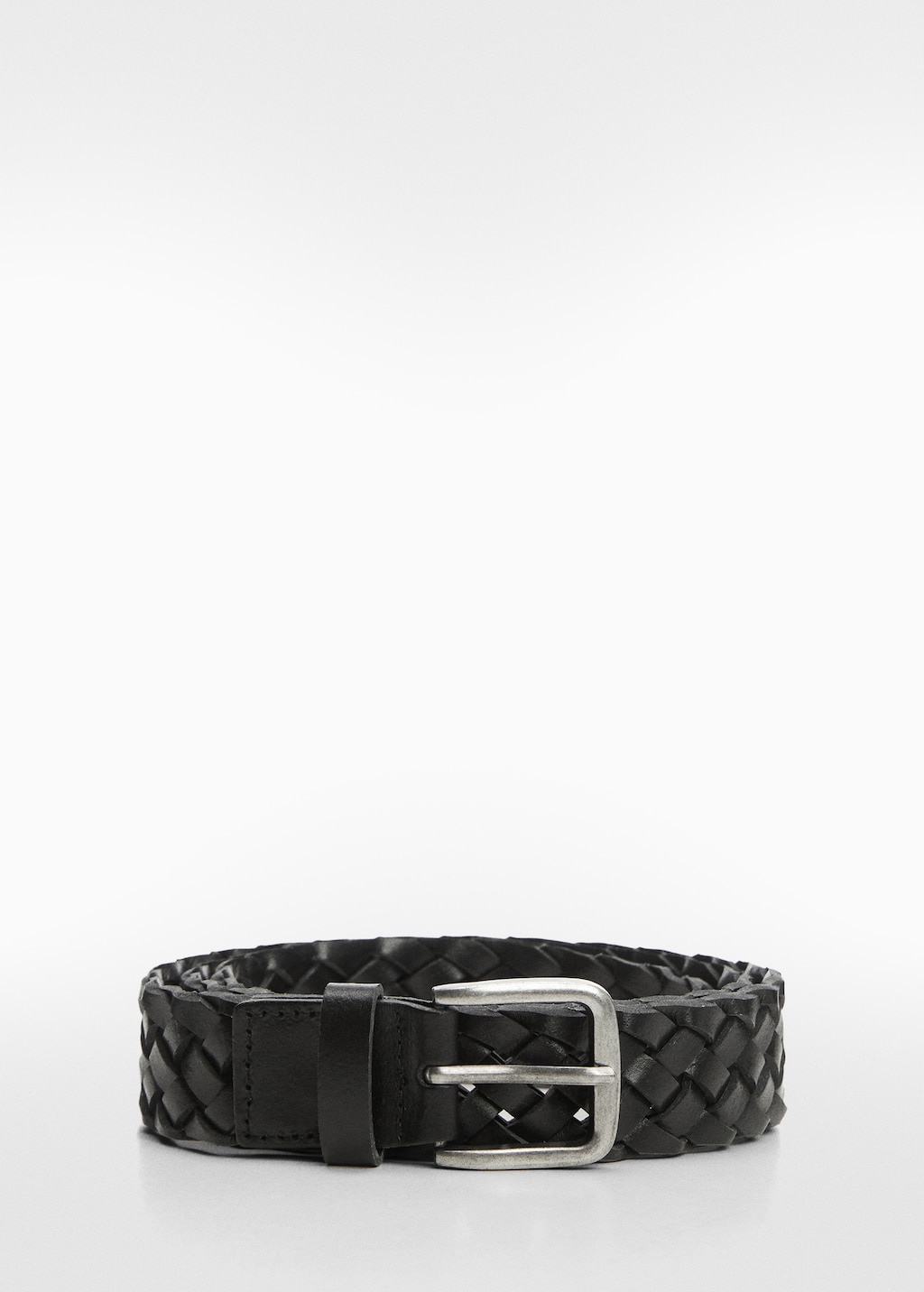 Braided leather belt - Article without model