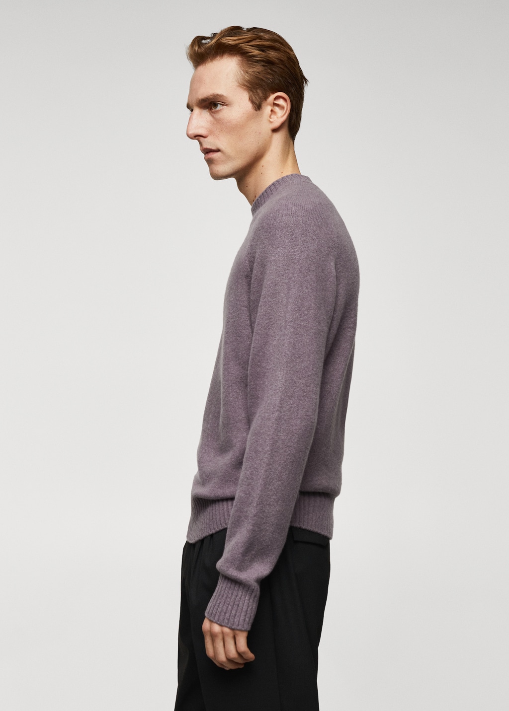 Knitted sweater with ribbed details - Details of the article 2