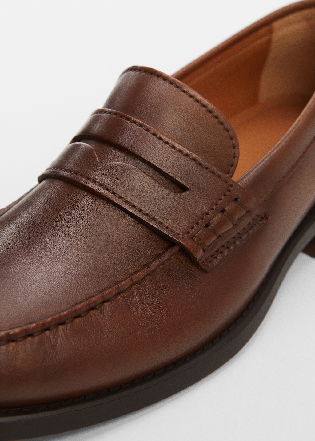 Leather penny loafers - Details of the article 2