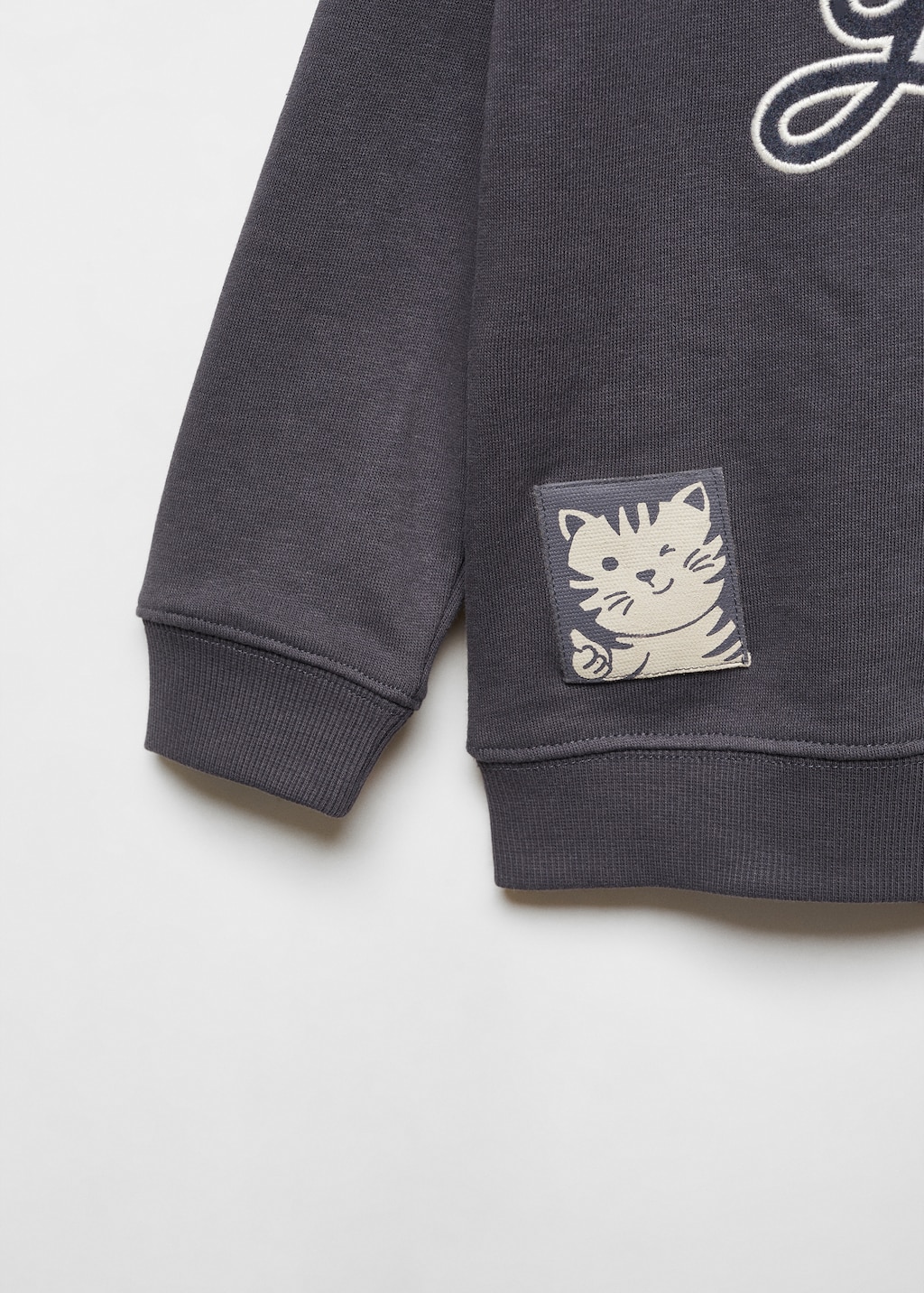 Embroidered message sweatshirt - Details of the article 8