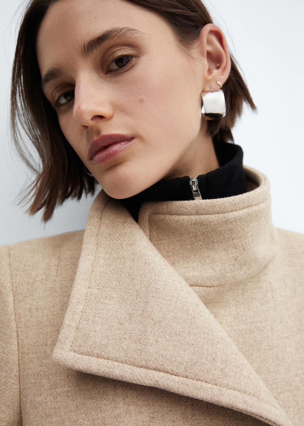 Belted Manteco wool coat - Details of the article 1