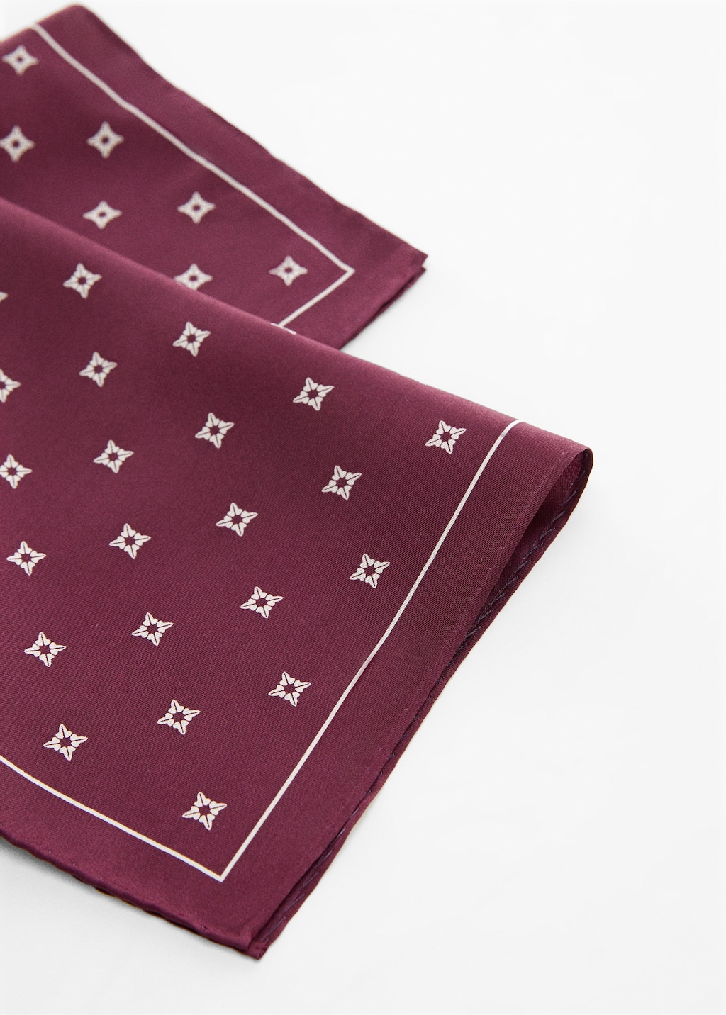 100% silk pocket square - Details of the article 1