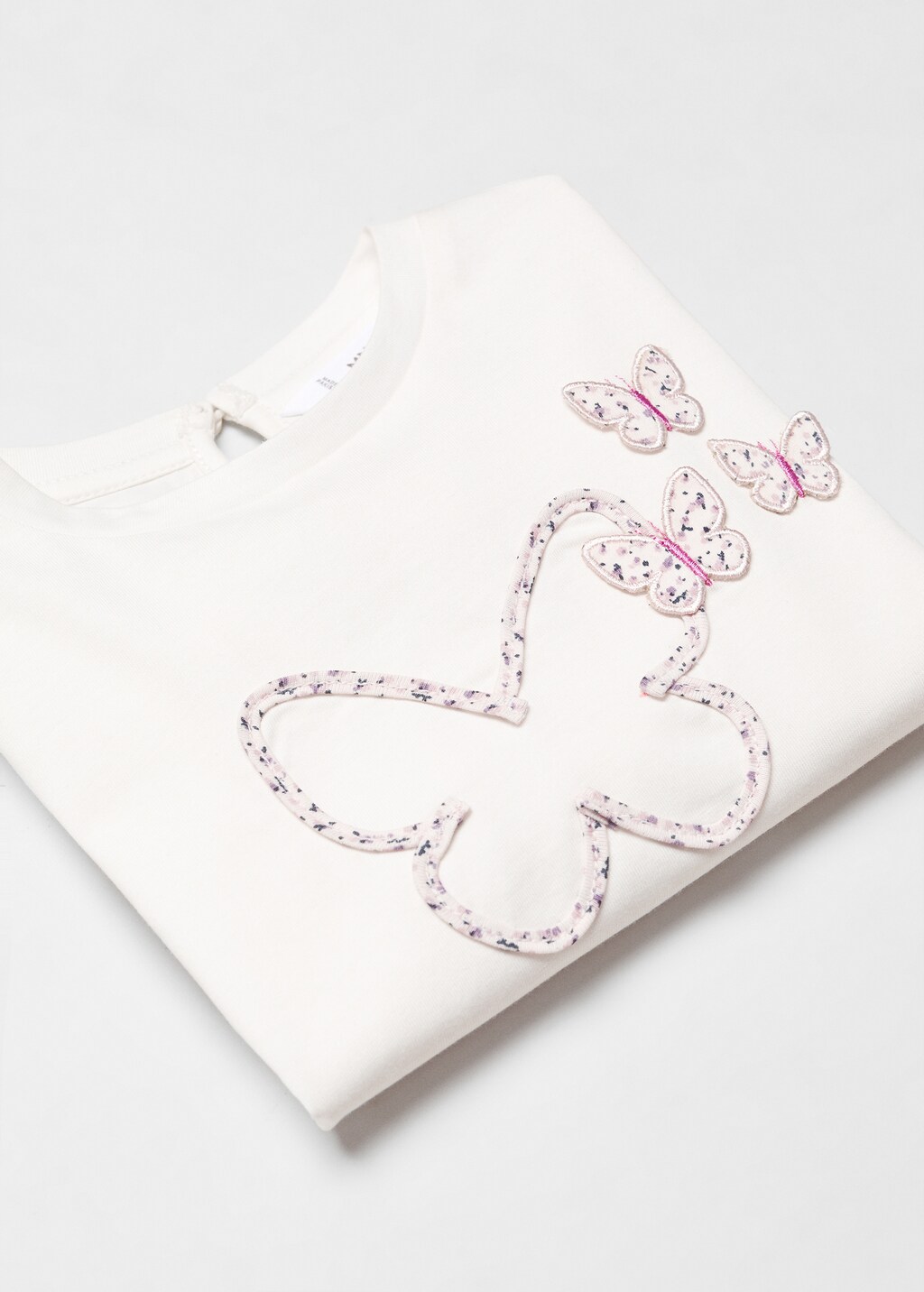 Embroidered butterflies t-shirt - Details of the article 8