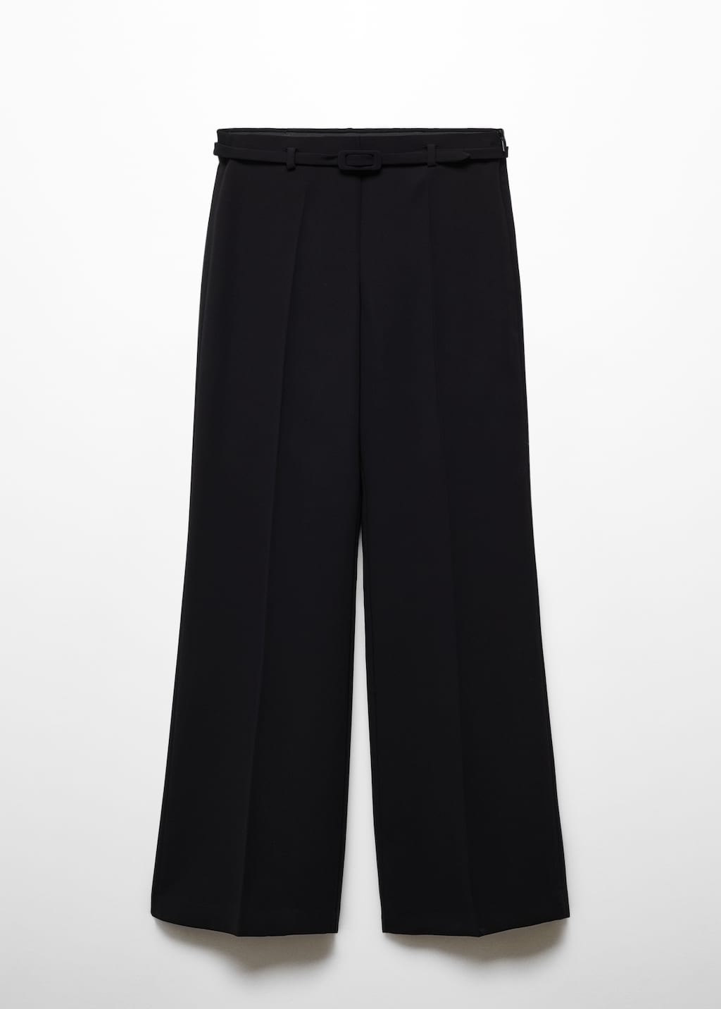 Wideleg trousers with belt - Article without model