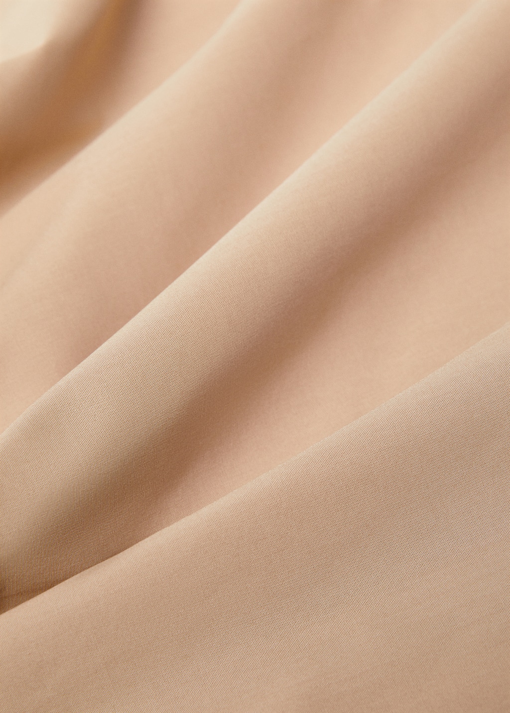 Percale cotton top sheet for single bed - Details of the article 2