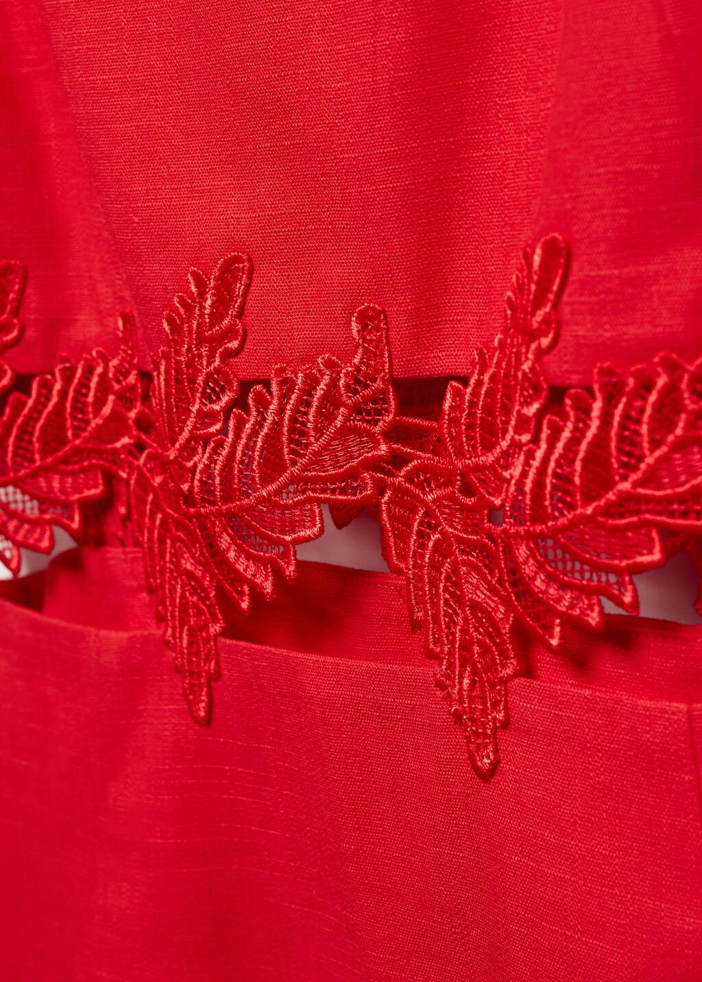 Embroidered short dress - Details of the article 8