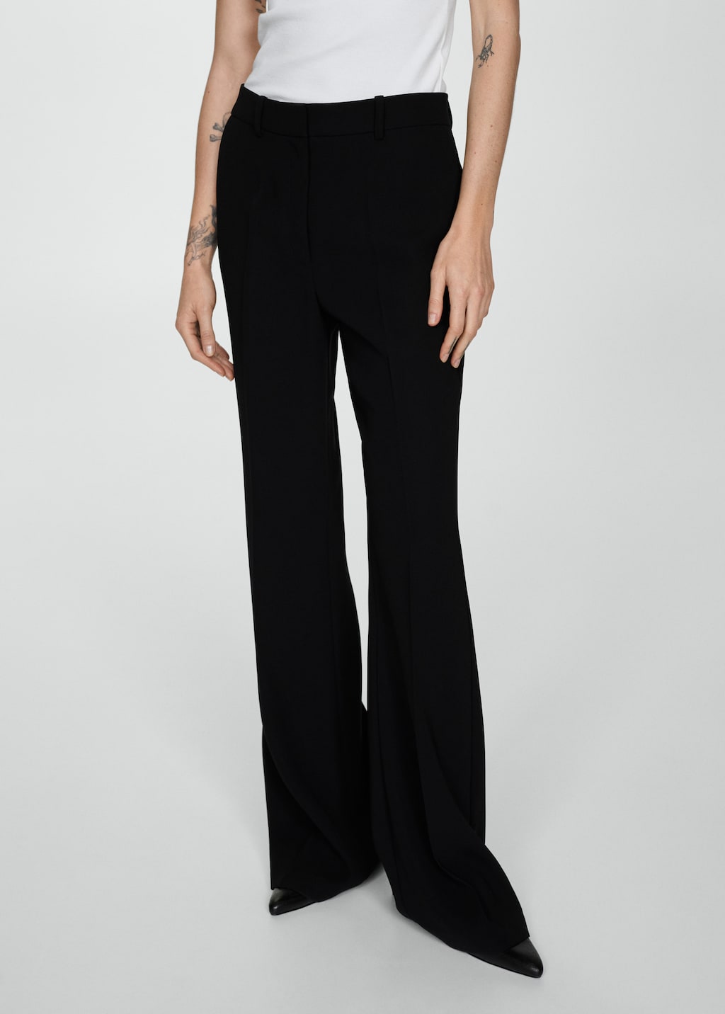 Flared suit trousers - Medium plane