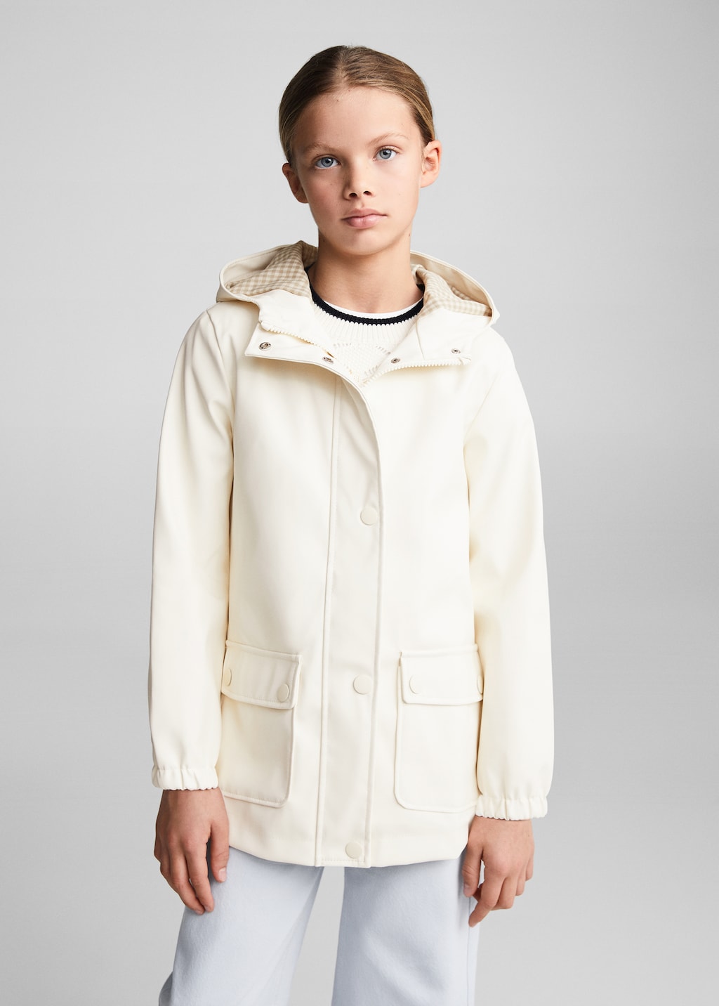 Raincoat hooded jacket - Medium plane