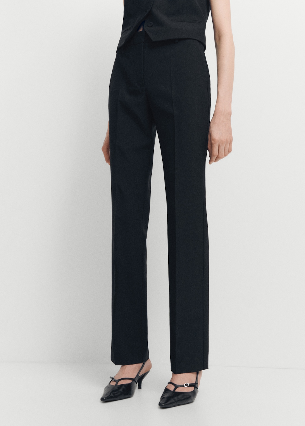 Wool suit trousers - Medium plane